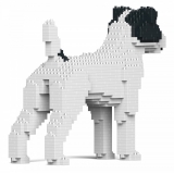 Jekca - Jack Russell Terrier 01-M02 - Big - Lego - Sculpture - Construction - 4D - Brick Animals - Toys