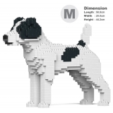 Jekca - Jack Russell Terrier 01-M02 - Big - Lego - Sculpture - Construction - 4D - Brick Animals - Toys