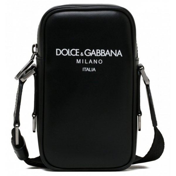 Dolce & Gabbana - Borsa a Tracolla con Stampa Logo - Dolce & Gabbana Exclusive Luxury Collection