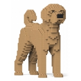 Jekca - Labradoodle 01-M02 - Big - Lego - Scultura - Costruzione - 4D - Animali di Mattoncini - Toys