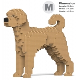 Jekca - Labradoodle 01-M02 - Big - Lego - Scultura - Costruzione - 4D - Animali di Mattoncini - Toys