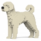 Jekca - Labradoodle 01-M01 - Big - Lego - Sculpture - Construction - 4D - Brick Animals - Toys