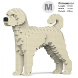 Jekca - Labradoodle 01-M01 - Big - Lego - Sculpture - Construction - 4D - Brick Animals - Toys