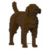 Jekca - Labrador Retriever 01-M05 - Big - Lego - Scultura - Costruzione - 4D - Animali di Mattoncini - Toys