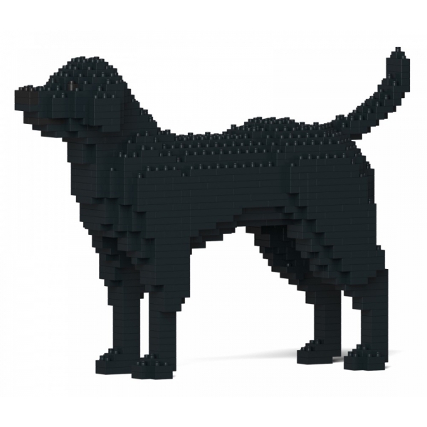 Jekca - Labrador Retriever 01-M03 - Big - Lego - Sculpture - Construction - 4D - Brick Animals - Toys