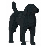 Jekca - Labrador Retriever 01-M03 - Big - Lego - Sculpture - Construction - 4D - Brick Animals - Toys