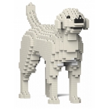 Jekca - Labrador Retriever 01-M06 - Big - Lego - Sculpture - Construction - 4D - Brick Animals - Toys