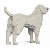 Jekca - Labrador Retriever 01-M06 - Big - Lego - Sculpture - Construction - 4D - Brick Animals - Toys