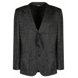 Dolce & Gabbana - Black and Grey Bouclé Blazer - Dolce & Gabbana Exclusive Luxury Collection