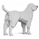 Jekca - Labrador Retriever 01-M02 - Big - Lego - Sculpture - Construction - 4D - Brick Animals - Toys