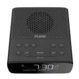 Pure - Siesta S2 - Graphite - Digital and FM Alarm Clock Radio with CrystalVue Display - High Quality Digital Radio