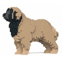 Jekca - Leonberger 01-M02 - Big - Lego - Sculpture - Construction - 4D - Brick Animals - Toys