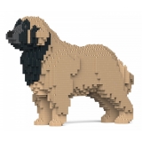 Jekca - Leonberger 01-M02 - Big - Lego - Sculpture - Construction - 4D - Brick Animals - Toys