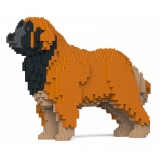 Jekca - Leonberger 01-M01 - Big - Lego - Scultura - Costruzione - 4D - Animali di Mattoncini - Toys