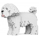 Jekca - Maltese 01 - Big - Lego - Sculpture - Construction - 4D - Brick Animals - Toys