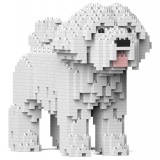 Jekca - Maltese 01 - Big - Lego - Sculpture - Construction - 4D - Brick Animals - Toys