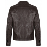 Dolce & Gabbana - Brown Leather Jacket - Dolce & Gabbana Exclusive Luxury Collection