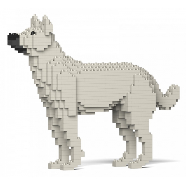 Jekca - Mongrel 01-M03 - Big - Lego - Scultura - Costruzione - 4D - Animali di Mattoncini - Toys