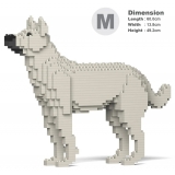 Jekca - Mongrel 01-M03 - Big - Lego - Scultura - Costruzione - 4D - Animali di Mattoncini - Toys