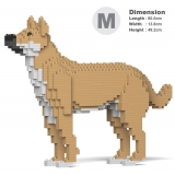 Jekca - Mongrel 01-M01 - Big - Lego - Scultura - Costruzione - 4D - Animali di Mattoncini - Toys