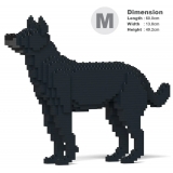 Jekca - Mongrel 01-M02 - Big - Lego - Scultura - Costruzione - 4D - Animali di Mattoncini - Toys