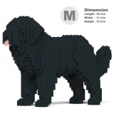 Jekca - Newfoundland Dog 01-M02 - Big - Lego - Scultura - Costruzione - 4D - Animali di Mattoncini - Toys