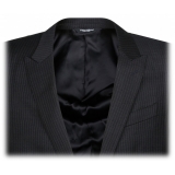 Dolce & Gabbana - Black Pinstripe Jacket - Dolce & Gabbana Exclusive Luxury Collection