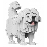 Jekca - Pekingese 01 - Big - Lego - Scultura - Costruzione - 4D - Animali di Mattoncini - Toys