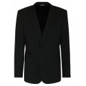 Dolce & Gabbana - Black Single Breasted Blazer - Dolce & Gabbana Exclusive Luxury Collection