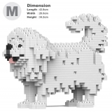 Jekca - Pekingese 01 - Big - Lego - Scultura - Costruzione - 4D - Animali di Mattoncini - Toys