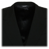 Dolce & Gabbana - Black Single Breasted Blazer - Dolce & Gabbana Exclusive Luxury Collection