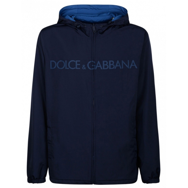 Dolce & Gabbana - Blue Reversible Jacket - Dolce & Gabbana Exclusive Luxury Collection