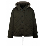 Dolce & Gabbana - Quilted High-Neck Jacket with Hood - Dolce & Gabbana Exclusive Luxury Collection