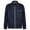 Dolce & Gabbana - Blue Selvedge Denim Blouse With Zipper - Dolce & Gabbana Exclusive Luxury Collection