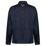 Dolce & Gabbana - Blue Selvedge Denim Blouse With Zipper - Dolce & Gabbana Exclusive Luxury Collection