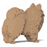 Jekca - Pomeranian 02-M04 - Big - Lego - Sculpture - Construction - 4D - Brick Animals - Toys