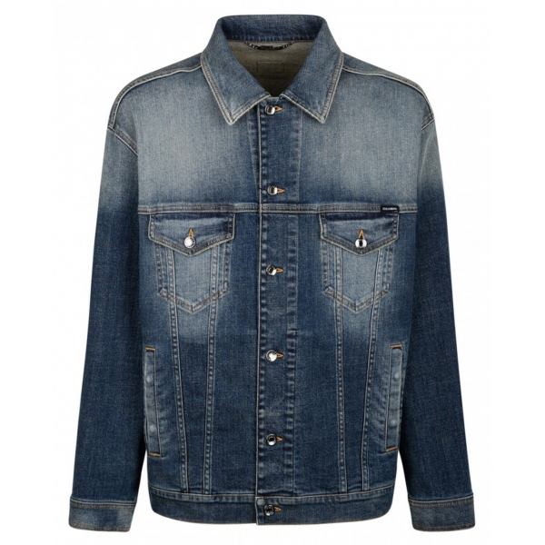 Dolce & Gabbana - Light Blue Wash Denim Jacket - Dolce & Gabbana Exclusive Luxury Collection