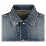 Dolce & Gabbana - Giacca in Denim Lavato Azzurro - Dolce & Gabbana Exclusive Luxury Collection