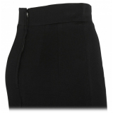 Dolce & Gabbana - Black Stretch Design Pencil Midi Skirt - Dolce & Gabbana Exclusive Luxury Collection