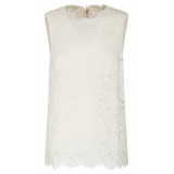 Dolce & Gabbana - Top Bianco Semi Trasparente - Dolce & Gabbana Exclusive Luxury Collection