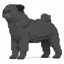 Jekca - Pug 01-M04 - Big - Lego - Scultura - Costruzione - 4D - Animali di Mattoncini - Toys