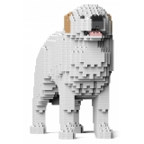 Jekca - Pyrenean Mountain Dog 01 - Big - Lego - Sculpture - Construction - 4D - Brick Animals - Toys