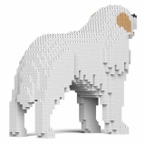 Jekca - Pyrenean Mountain Dog 01 - Big - Lego - Sculpture - Construction - 4D - Brick Animals - Toys