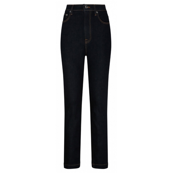 Dolce & Gabbana - Dark Navy Cotton Skinny Jeans - Dolce & Gabbana Exclusive Luxury Collection