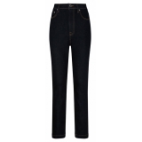 Dolce & Gabbana - Dark Navy Cotton Skinny Jeans - Dolce & Gabbana Exclusive Luxury Collection