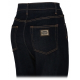 Dolce & Gabbana - Dark Navy Cotton Skinny Jeans - Dolce & Gabbana Exclusive Luxury Collection