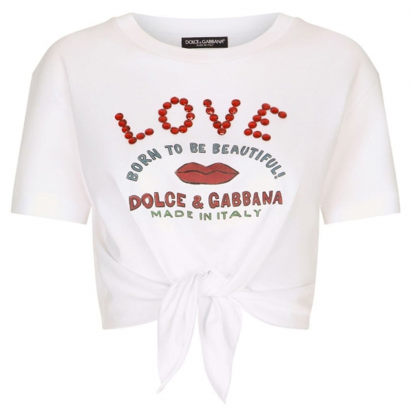 Dolce & Gabbana - Maglietta Bianca - Dolce & Gabbana Exclusive Luxury Collection