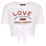 Dolce & Gabbana - Maglietta Bianca - Dolce & Gabbana Exclusive Luxury Collection