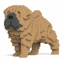 Jekca - Shar Pei Dog 01-M01 - Big - Lego - Sculpture - Construction - 4D - Brick Animals - Toys