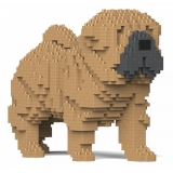 Jekca - Shar Pei Dog 01-M01 - Big - Lego - Sculpture - Construction - 4D - Brick Animals - Toys